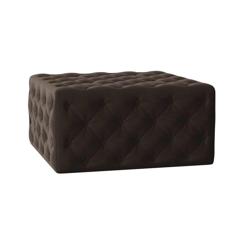 Liv Upholstered Ottoman, Metrolinen Graphite