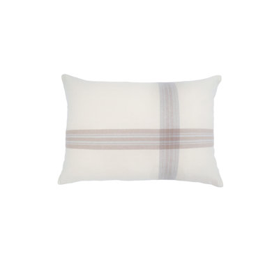Housse et insert de coussin rectangulaire en coton Geneva