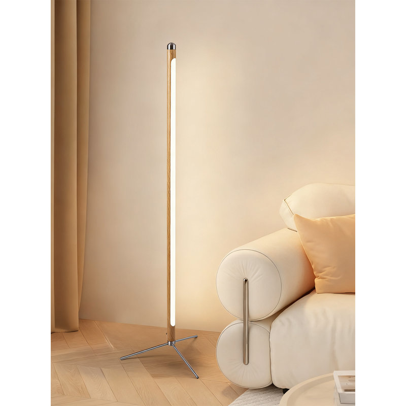 Medieval-style iron art acrylic floor lamp, Natural