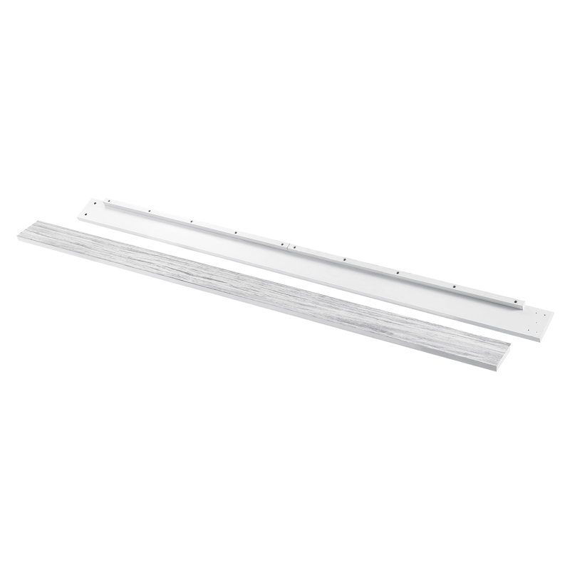 Rails pour lit double, Blanc champêtre