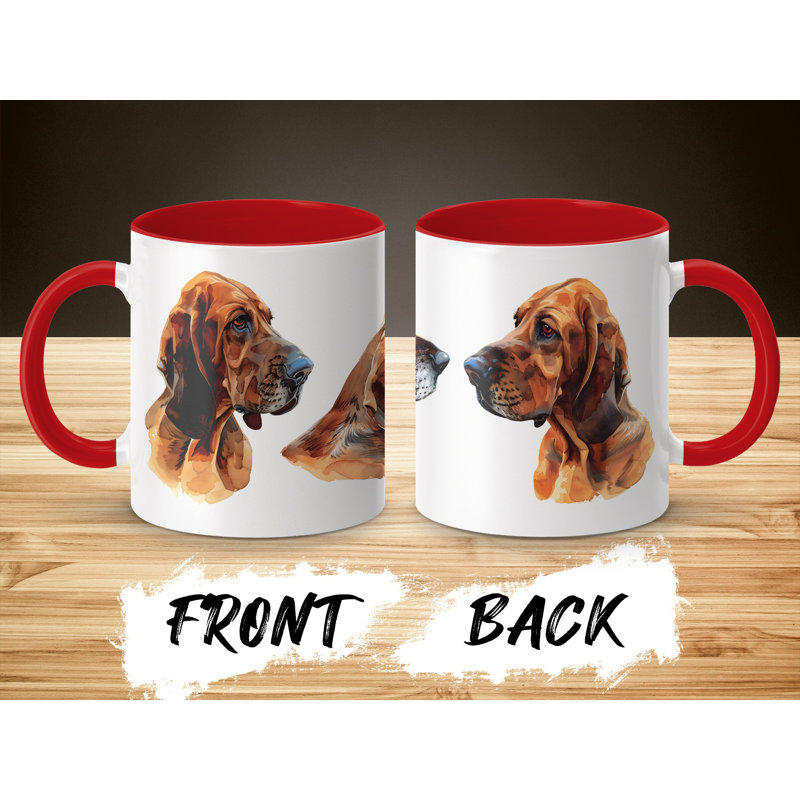 Ceramic Coffee Mug, 2, Red