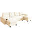 Upholstered 50.34 " Chenille Sleeper Sofa