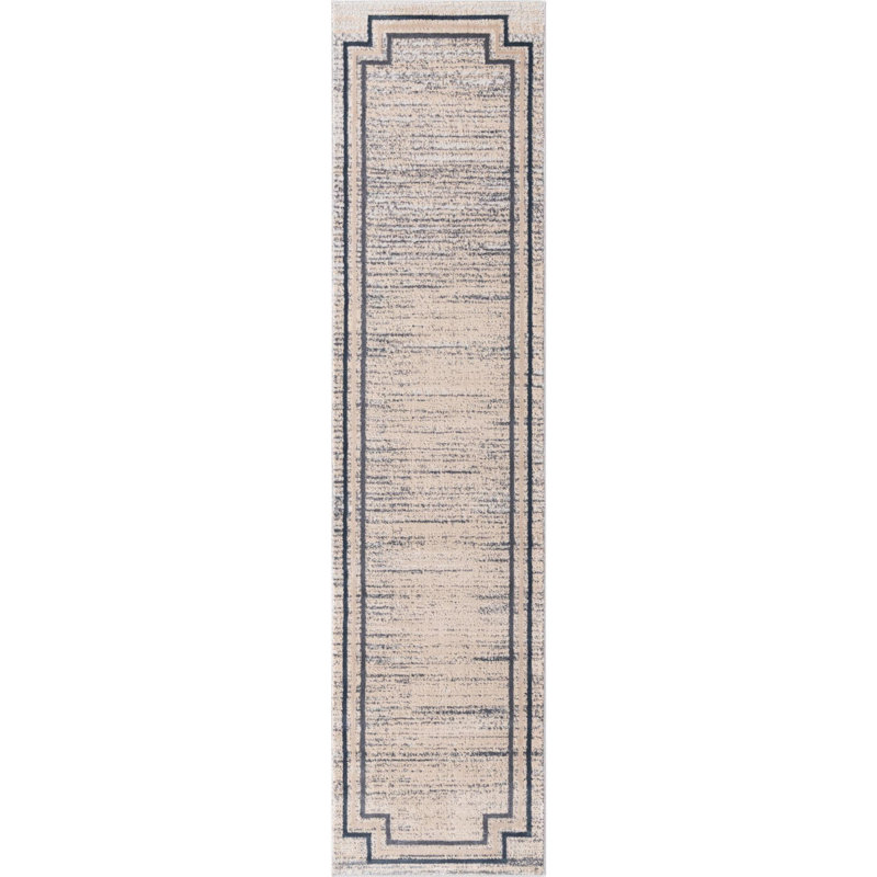 Geometric Indoor Rug, Runner 2' x 8'