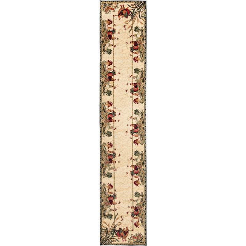 Alez Floral Indoor Rug, Runner 3'3" x 16'5"