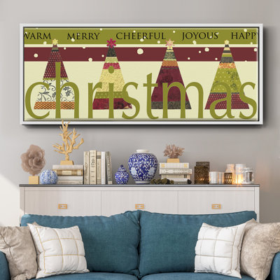 «Happy Merry Joyous», toile encadrée
