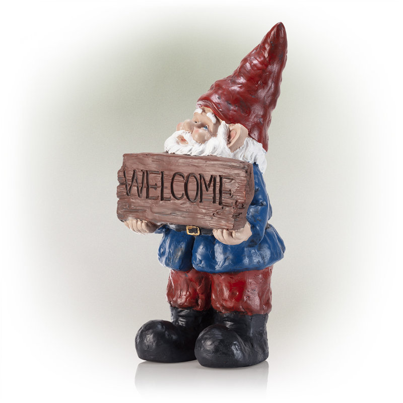Jodi Fantasy & Sci-Fi Rust Resistant Plastic Garden Statue, Blue