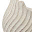 Jardinière en ciment Nautilus avec finition texturée beige pour la décoration intérieure et extérieure