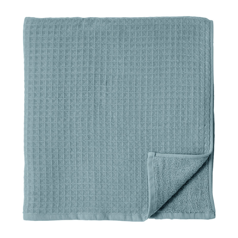 Waffle Twist 100% Cotton Bath Towel, Ebony, Bath Towel - 1 Pack
