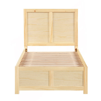 Contemporary Twin Size Platform Bed