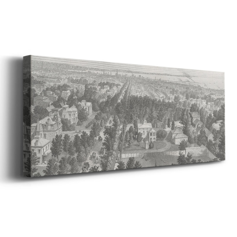 City of Buffalo sur impression sur toile, H 8 po x l 20 po x P 1,5 po