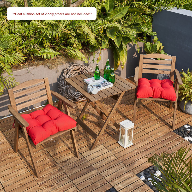 Outdoor 3.9'' Seat Cushion, Red