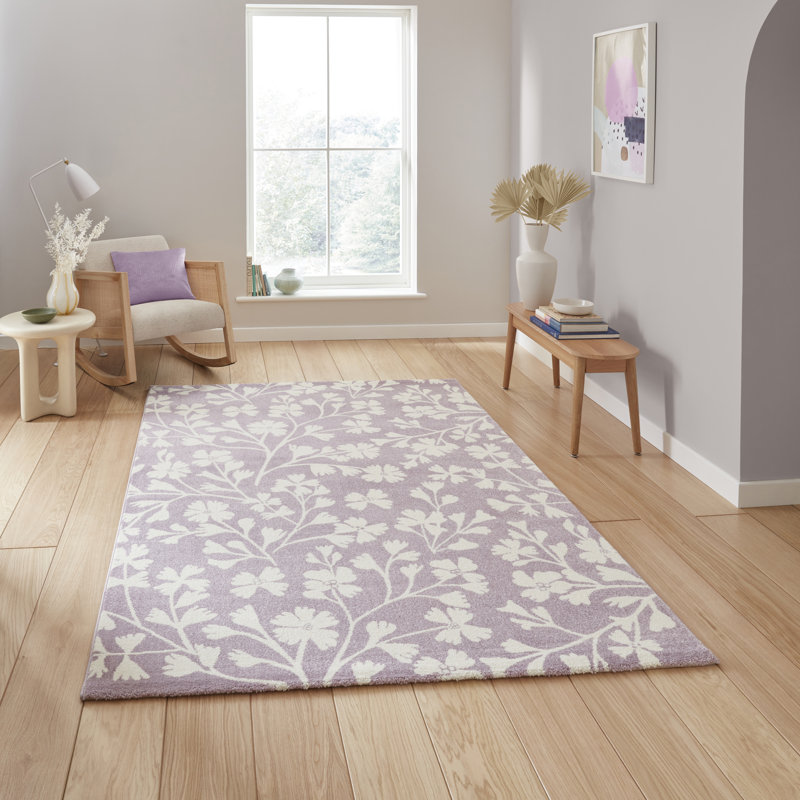 Catherine Lansfield Floral Area Rug, Rectangle 80 x 150 cm