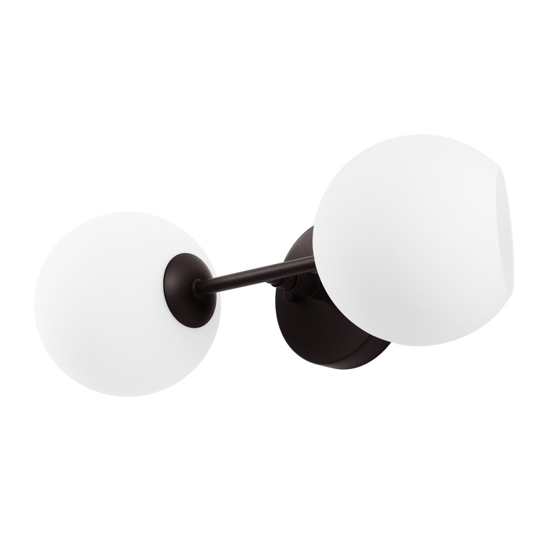 Jaina 2 - Light Armed Sconce, Black