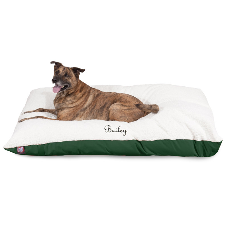 Lit pour chien coussin, vert, Petit (l 40 po x P 30 po x H 8 po)