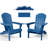 Wood Lounge Patio Chair for Garden Outdoor Wooden Folding Embossed Adirondack Chair Solid Cedar Wood Lounge Patio Chair with Wood Grain-533216329