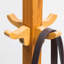 Solid Wood Freestanding 12 - Hook Coat Rack