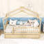 Lit en bois avec 2 tiroirs, toit et garde-corps-7425709-7425711