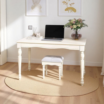 White pine study desk