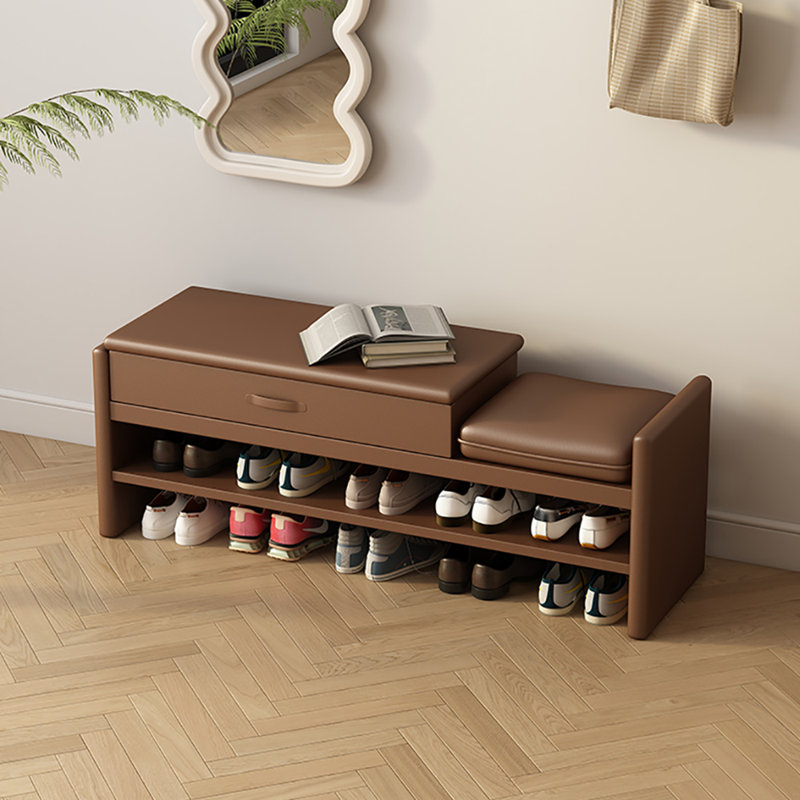 47.2in Shoe Storage Bench, Coffee