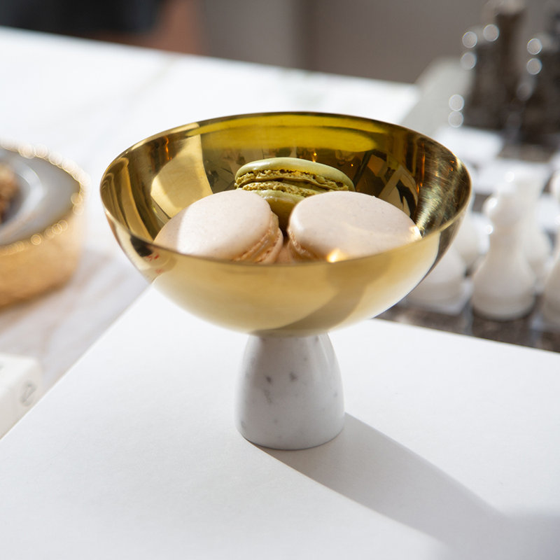 Anna New York Nut Bowl, Gold