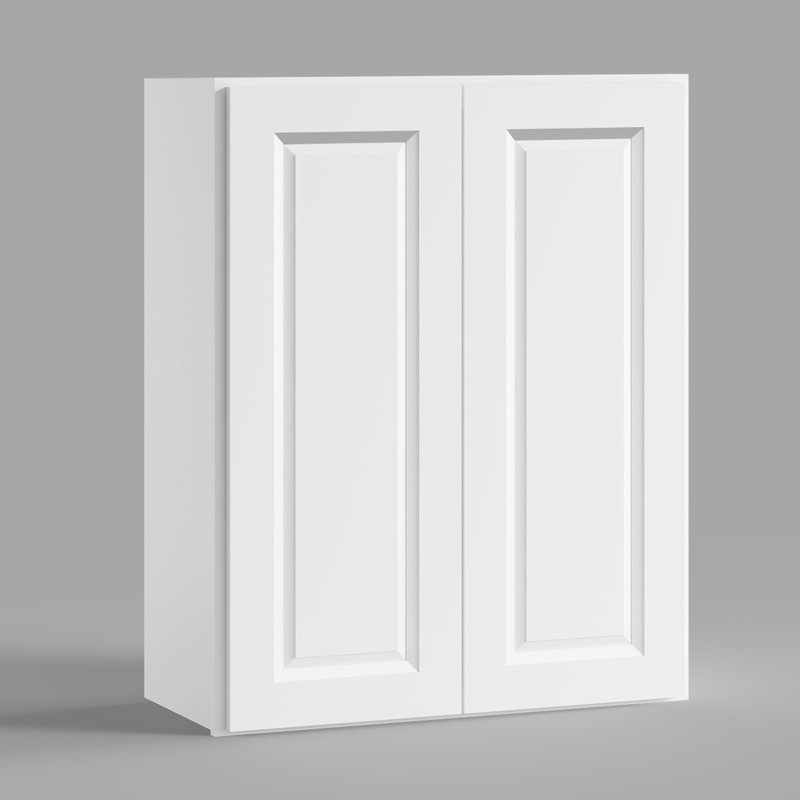 Armoire de cuisine , 30"W x 42"H x 12"D, Traditional White