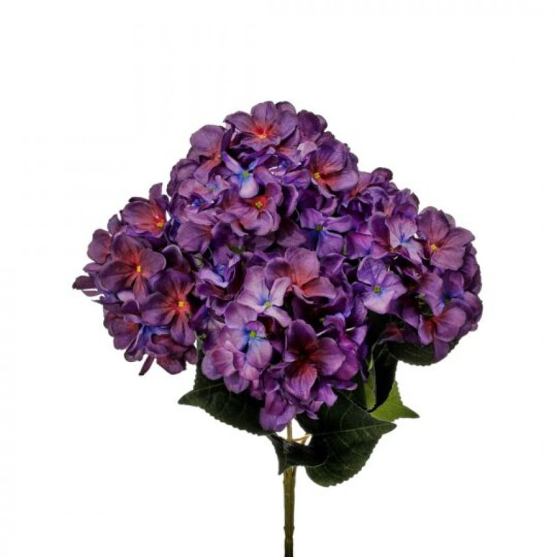 Hortensia, fleurs artificielles, Mauve
