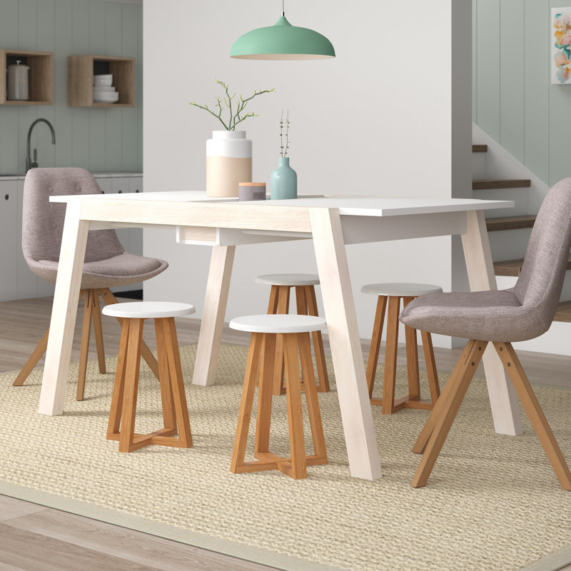 Robena Extendable Solid Wood Base Dining Table