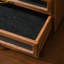 Rangement de bureau en bois de noyer noir, rangement à 6 tiroirs pour bijoux, fournitures de bureau, outils de bricolage, organisation à domicile.