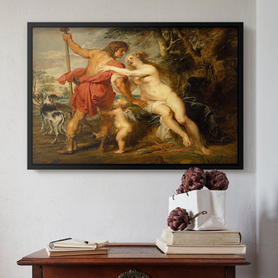 Vénus et Adonis, v. 1635 - Peter Paul Rubens, toile tendue avec châssis