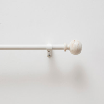 Martha Stewart Bergen Rod And Finial Set, 48'' - 86In