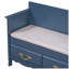 Banc à chaussures avec coussin amovible, banc d'entrée avec rangement caché pour l'entrée et le salon, banc de rangement à chaussures avec dossier (turquoise antique)-1736031983
