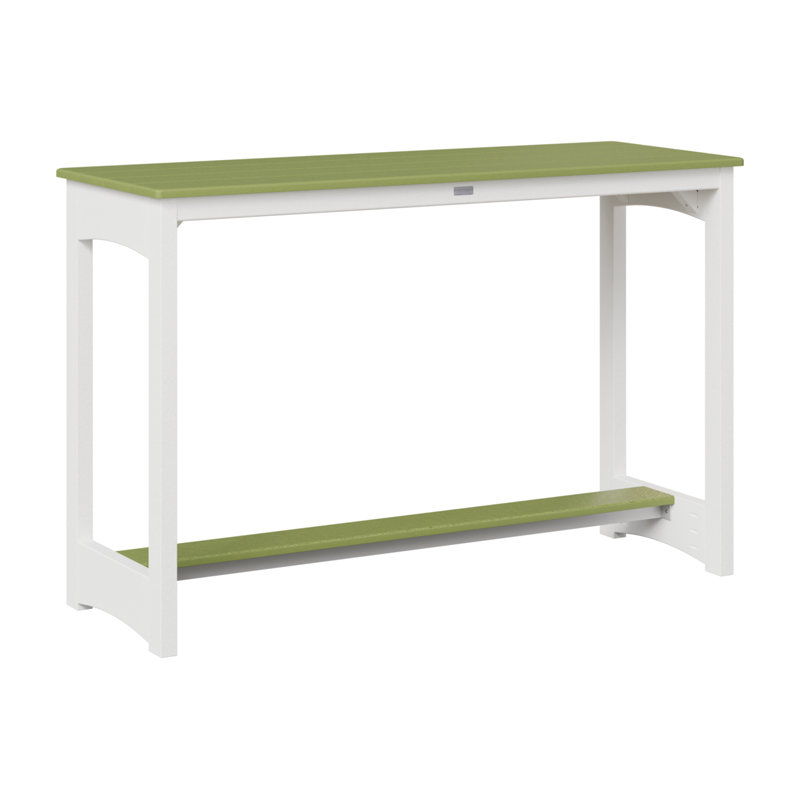 Table de bar Berlin Gardens, Vert kiwi, H 38,5 po x l 60 po x P 22 po