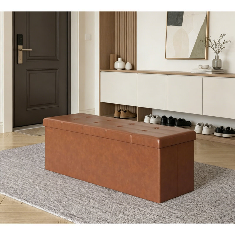 Storage Bench, Coffee Brown