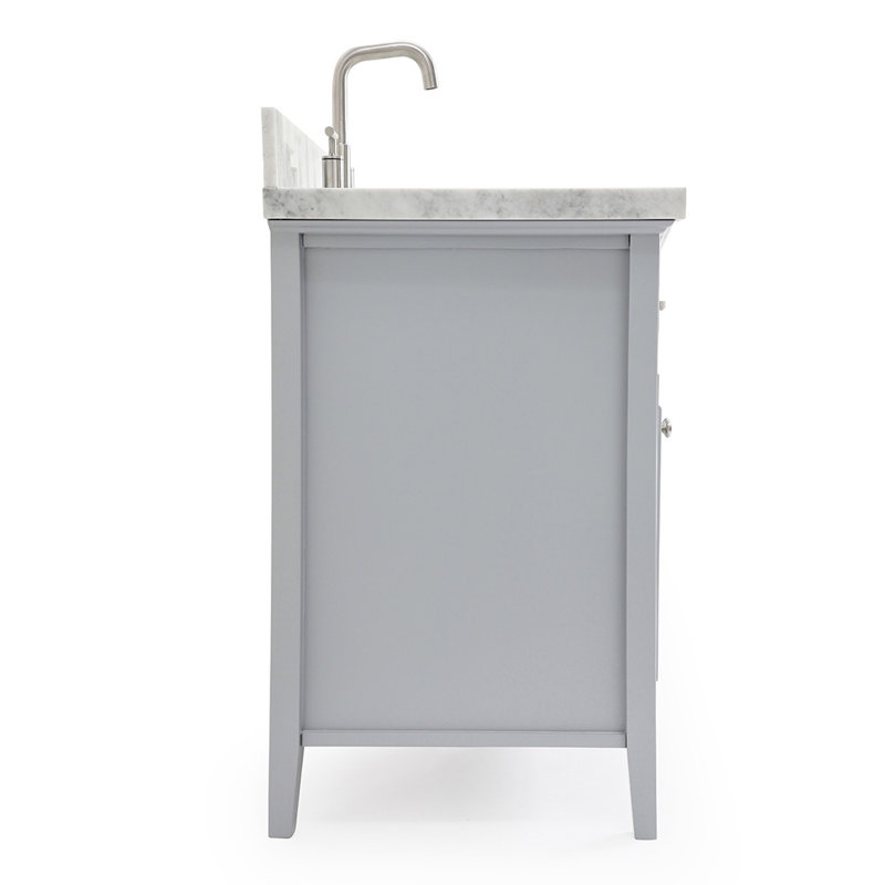 Kensington 43'' W Single Vanity, Gray, Right