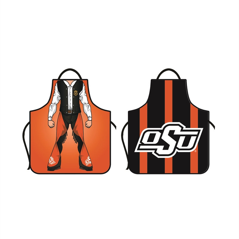No Pattern Bib Apron, Oklahoma State University