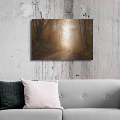 Art mural en métal Winston Porter «Familiar Dream» par Patrick Zephyr