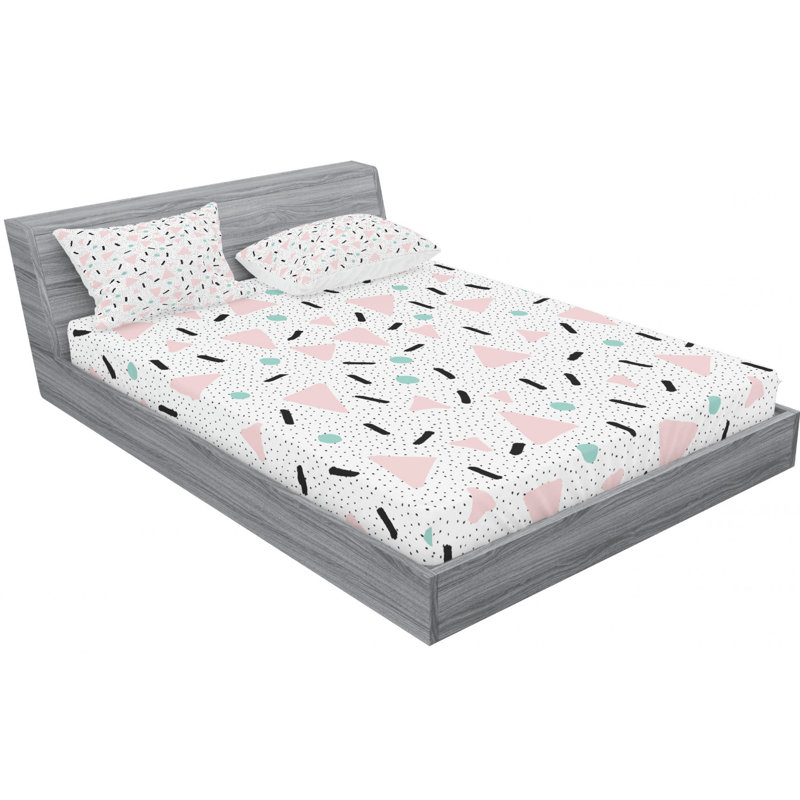 Microfiber Geometric Sheet Set