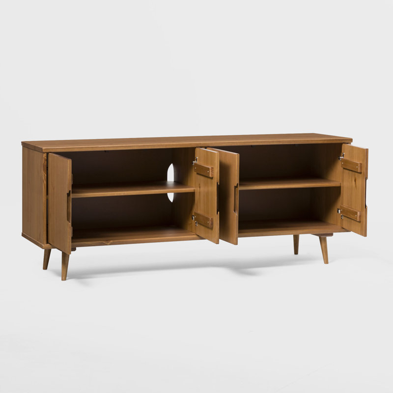 Guernsey Unfinished TV Stand, Caramel