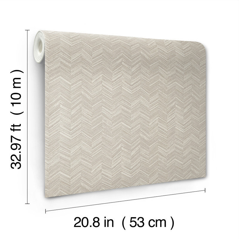 Rouleau de papier peint surélevé L 32,97 pi x l 20,8 po, Gris clair