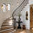 Glam Gold 1-Light Wall Sconce Bell Seeded Glass