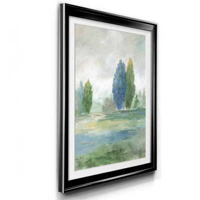 Jeweled Valley II - Reproduction d'art sur papier encadrée