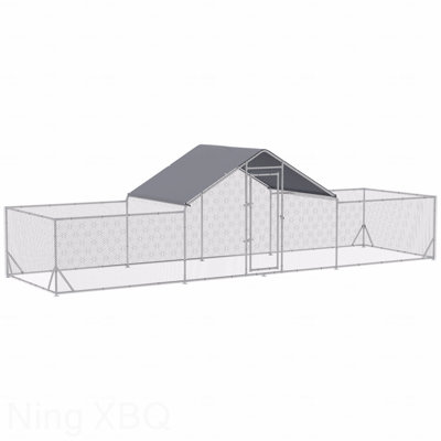 Grand poulailler avec housse imperméable anti-UV