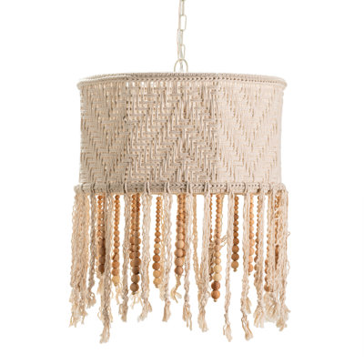 Ilona 1 - Light Off-White Unique/Statement Pendant