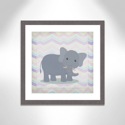 Pink Elephant Time Art