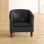 Darlene Faux Leather Armchair-16115811