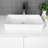 24"L x 13.5"W Ceramic Rectangular Vessel Bathroom Sink-51953894-125359683