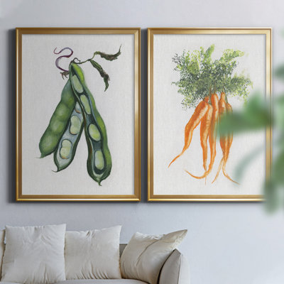 «Garden Fresh Peas», ensemble de 2 reproductions d'art