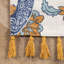 Tapis bleu / orange Thomas Paul-964278087