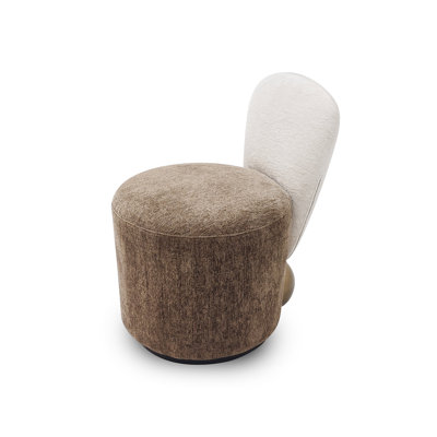 2PC- Bunny Back Upholstered Dining Chair