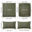 Ensemble de draps 4 pièces en polyester vert olive, literie pour grand / très grand lit: drap-housse (poche profonde de 16 po), drap plat et 2 taies d'oreiller, draps doux et infroissables pour la chambre à coucher-134436369